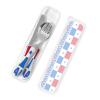 Pride Of Panama Panamanian Flag Stainless Steel Utensils Portable Gourd Handle Knife Fork Spoon Three Piece Set view 4