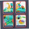 Water Table for Toddlers 1 Set Electric Waterproof Circulated Sensory Table with Flower Waterwheel Detachable Cute Kids Water for Fishing Game Pretend Play view 3