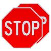 24" Aluminum Stop Sign - Rust-Free Reflective Traffic Sign with Accessories - Durable Metal Road Safety Sign for Street Use - Honeycomb Design for Enhanced Visibility view 1