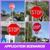 24" Aluminum Stop Sign - Rust-Free Reflective Traffic Sign with Accessories - Durable Metal Road Safety Sign for Street Use - Honeycomb Design for Enhanced Visibility view 4