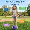 Balance Jumping Ball2026 Jumping Ball Pogo Jumper with Handle and Pump Pogo Hopping Blasterfor Childrens Adults for Indoor Outdoor Fun (Purple) view 2