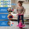 Balance Jumping Ball2026 Jumping Ball Pogo Jumper with Handle and Pump Pogo Hopping Blasterfor Childrens Adults for Indoor Outdoor Fun (Purple) view 3