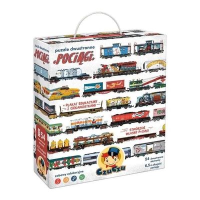 CzuCzu Puzzle Double Sided Trains 5+