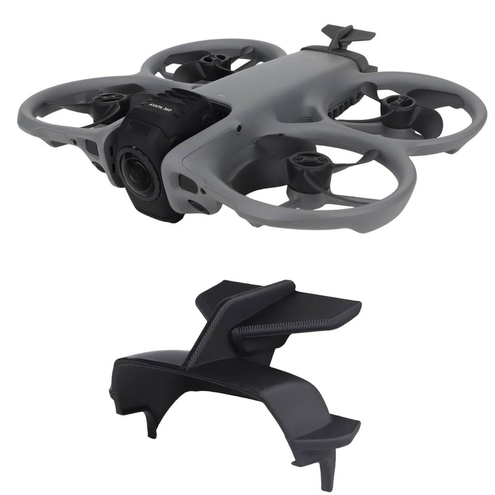 Drone Flight Tail for DJI AVATA 360, Aerodynamic Flying Tail Fin Balance Stabilizing Flight Tail Wing Compatible with DJI Avata 360 Drone Accessories (Black)