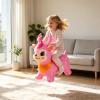 Bouncy Horse Toy, Inflatable Hopper Animal, Jumping Ride On Ball, Rubber Bounce Ride Game, for Outdoor Home Preschool Classroom Playroom Daycare Travel Birthday Party Kids Fun Activity Use view 4
