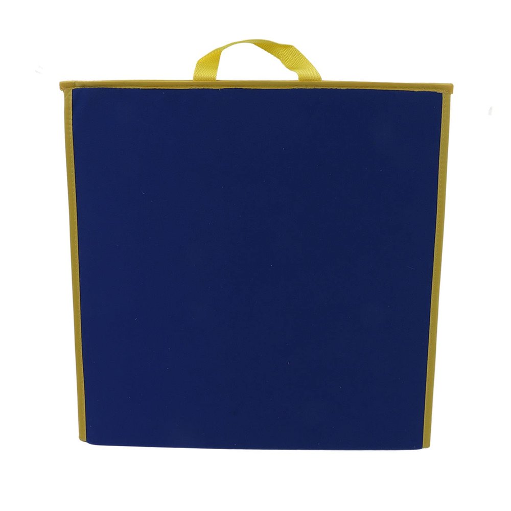 Focket Foldable Felt Board for Toddlers, Double Sided Freestanding Portable Teaching Board with Felt Fabric, Learning for Preschool Classroom Home Use with Portable Strap (Blue Green)