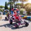 GLACER Kids Pedal Go Kart, 4 Wheel Pedal Powered Ride On Car w/Adjustable Seat, Hand Brake & Clutch, Off-Road Racer Toy for Boys & Girls Ages 3-8 (Pink) view 2