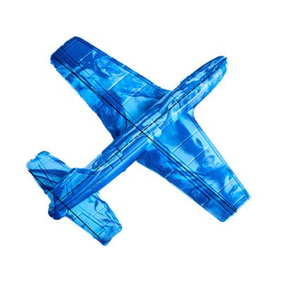 Cuteam Airplane Model, EVA Foam Airplane Model Hand-Throwing Aircraft Toy Lightweight aldults Educational Glider Airplane Outdoor Colorful Flying Plane Toy (Blue)