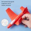Cuteam Airplane Model, EVA Foam Airplane Model Hand-Throwing Aircraft Toy Lightweight aldults Educational Glider Airplane Outdoor Colorful Flying Plane Toy (Blue) view 3
