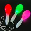 KASSDDF 10Pcs LED Maracas Flashing Light Glowing Sand Hammer Toy Hand KTV Birthday Halloween-Carnival Props view 3