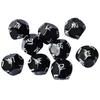 5pcs DM Dice Set Including Rating D6, NPC Alignment Dice, NPC Emotion D20, Encounter Die and Pathfinder's Journey Cube (Solid Black Set) view 4