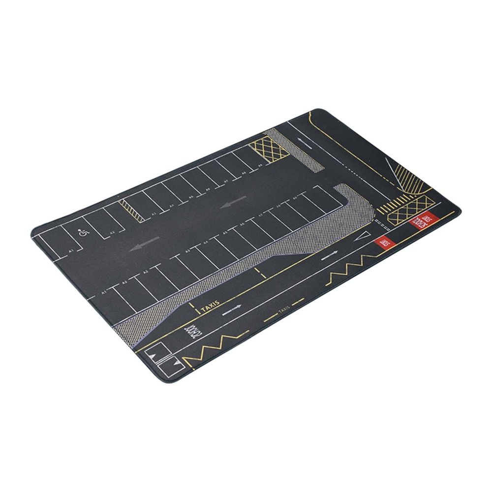 Xgdsnly Rolled Up Vehicle Scene Display Layout 40 Cmx70 Cm Non Slip 1/64 Scale Parking