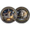 Artemis Lunar Legacy Commemorative Coin, 1969-2026 Apollo to Artemis Mission Tribute Challenge Coin, Dual-Sided Artemis Moon Coin, Commemorative Collectible for Astronaut & Space Enthusiasts (1PCS) view 1