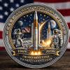 Artemis Lunar Legacy Commemorative Coin, 1969-2026 Apollo to Artemis Mission Tribute Challenge Coin, Dual-Sided Artemis Moon Coin, Commemorative Collectible for Astronaut & Space Enthusiasts (1PCS) view 2