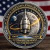 Artemis Lunar Legacy Commemorative Coin, 1969-2026 Apollo to Artemis Mission Tribute Challenge Coin, Dual-Sided Artemis Moon Coin, Commemorative Collectible for Astronaut & Space Enthusiasts (1PCS) view 3