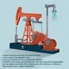 3D Metal Model Kit, DIY Pumping Unit Model Puzzle Kit, DIY Assembly Science Education Model Decoration for Teenagers and Adults view 4