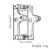 RC Car Assortment for Traxxas for TRX-4M for Bronco for Defender for JJRC C8801 AX-8560 1/18 rc Car Upgrades Servo Mount Bracket Parts(Red) view 2