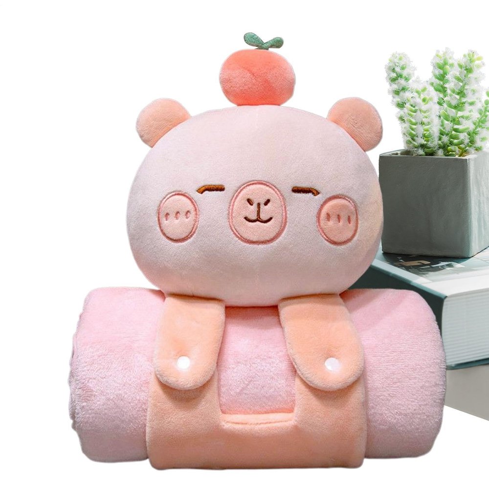Sleeping Bag Blanket, Cute Kids Nap Mat Portable Soft Sleeping Pad, Travel Pillows, Comfortable Shawl for Family, Friends, Pool, Garden Or Beach
