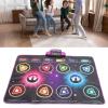 Maqulae Kids Dance Mat Electronic Dance Game Pad Interactive Music Mat for 2 Players with Built in Music & Challenges for Home Use view 3