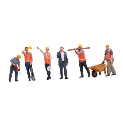 Garende 1/24 Construction Site Worker Figures Miniature Figures Micro Layout Tiny People