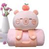 Capybara Blanket - Cute Kids Nap Mat Portable Soft Sleeping Pad | Travel Pillows, Comfortable Shawl for Family, Friends, Pool, Garden Or Beach view 1