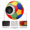 Zunate 8 Inch Size 4 Indoor Soccer Ball for Kids, Quiet Neoprene Rubber Training Ball with Pump & Needles, Soft Safe House for Youth Ages 6-12 view 2