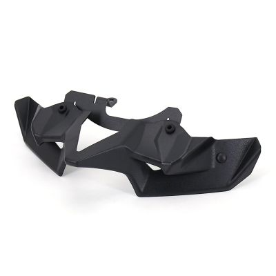 2020 ABS Naked Front Spoiler Winglet Aerodynamic Wing Kit for Kawasaki Z900 Z 900 Motorcycle Accessories 2021 2022(Matte Black)