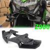 2020 ABS Naked Front Spoiler Winglet Aerodynamic Wing Kit for Kawasaki Z900 Z 900 Motorcycle Accessories 2021 2022(Matte Black) view 2