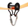 Slack Line Slider | 400 Pound Capacity Backyard Obstacle Course - Smooth Glide Zip Line Slider - for Kids Boys Girls Outdoors Garden Park Lawns view 1