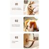 Depisuta Stick Horse with Sliding Wheels, Cute Expression Soft Comfortable Cartoon Horse Head Stick Toy, for Kids Birthdays and Holidays. (Yellow) view 4