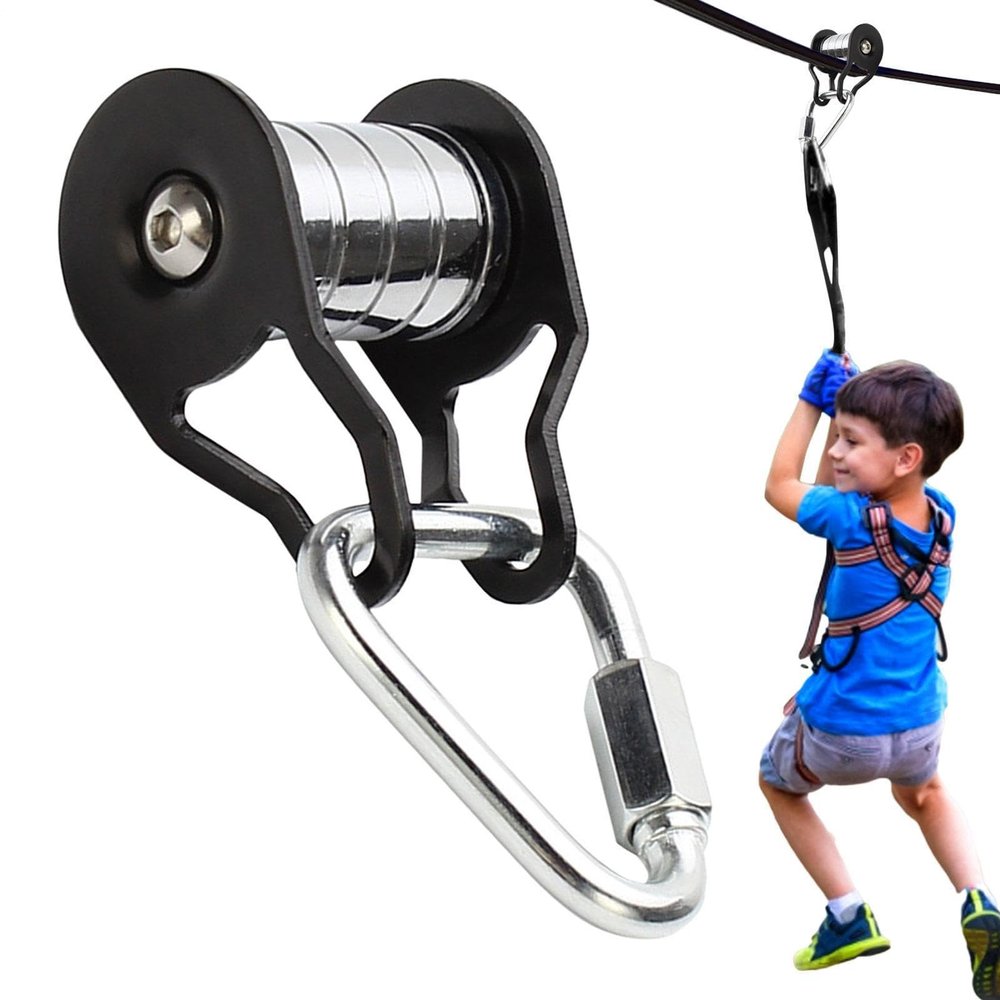 Slack Line Pulley 400 Pound Capacity Backyard Obstacle Course