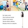 Depisuta Stick Horse with Sliding Wheels, Cute Expression Soft Comfortable Cartoon Horse Head Stick Toy, for Kids Birthdays and Holidays. (Black) view 3