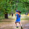 Slack Line Pulley - 400 Lbs Capacity Backyard Obstacle Course Accessory - Multifunctional Slack Line Rope Pulley - for Kids Boys Girls Outdoors Garden Park Lawns view 3