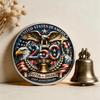 USA 250th Anniversary Commemorative Coin,250 Year American Anniversary Coin American White Eagle&Liberty Symbols Collectible for Celebration 4th of July Independence Day History Lover Gifts view 4