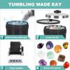 Electric Rock Tumbler Kit with 7-Day Timer, Detachable Polisher for DIY Gemstone, Fun Educational Toy for All Ages view 3