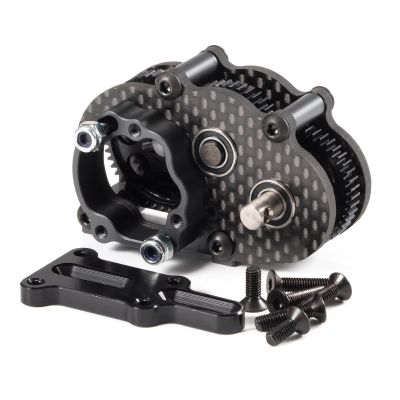 RC Modifications Spare Compatible With Lunatic Sporty 1/10 RC Car Upgrade Parts Carbon Fiber Pattern For Chassis Kit And OD-3 Overdrive Transmission