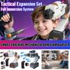Smart Tracking Mechanical Arm Foam Blaster, Cool Inductive Robot Arm Tracking Blaster,Smart Head & Hand Motion Trackings Robotic for Kids Teens Adults Interactive Shooting Game Gift,Blue view 2