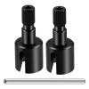 1 Pair RC Front Drive Cups for Tamiya TA02 1/10 Drift Car Chassis, Replacement Drivetrain Axle Cups view 1