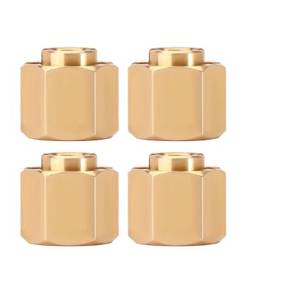 RC Toys Models For TRX4M Upgrade Parts 1/18 RC Crawler Car 7MM Brass Wheel Hex Hub Extenders 5/6/7/10MM Thickness(4PCS 6MM)