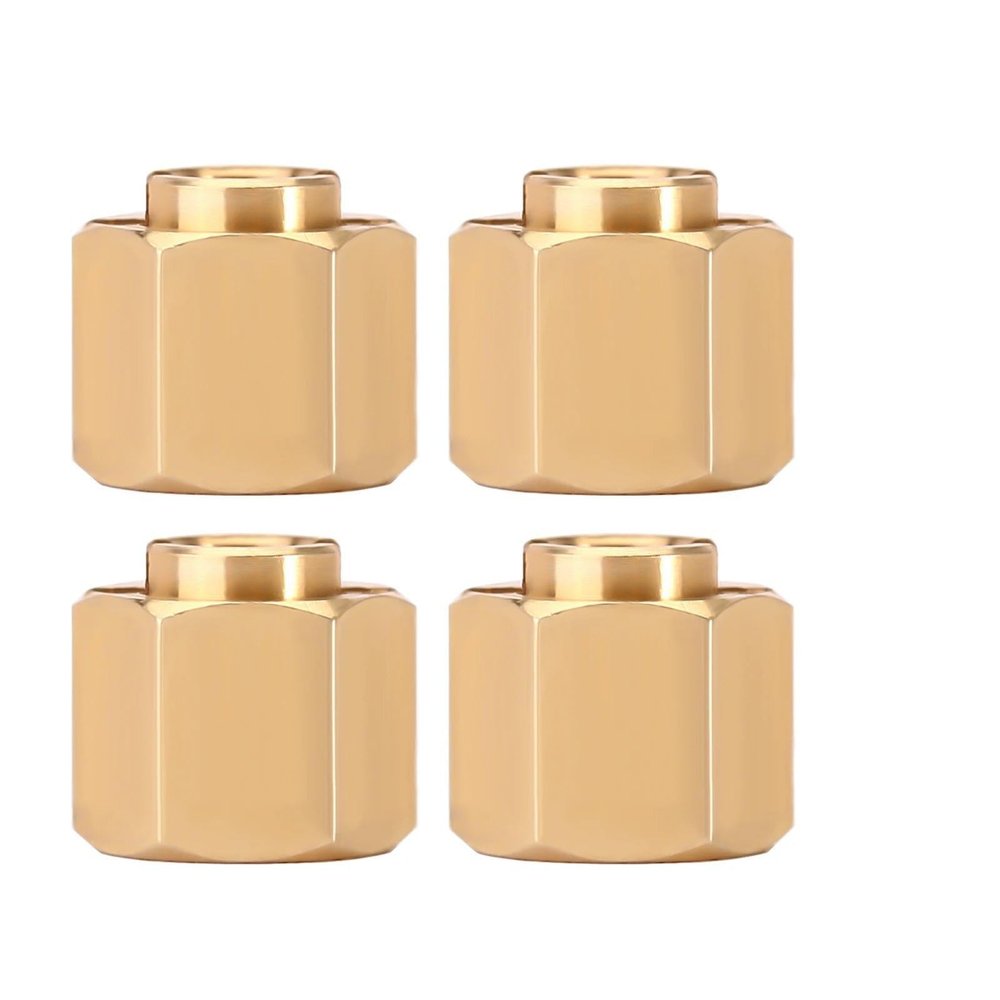 RC Toys Models For TRX4M Upgrade Parts 1/18 RC Crawler Car 7MM Brass Wheel Hex Hub Extenders 5/6/7/10MM Thickness(4PCS 6MM)