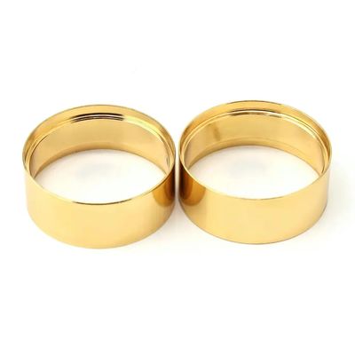 1.9" 46g Brass Weighted Beadlock Wheel Rim for 1/10 Scale RC Crawler Compatible with II III Models(2pcs)