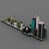 Aetheria Architecture Los Angeles City Skyline Landmark Building Bricks, Modular Building Skyscraper Street View House Construction Collection for Adult Display & Dcor - 805 Piece view 2