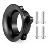 LEWAGH Metal Motor ESC Cooling Fan Cover Heatsink Air Cooling Channel for 1/10 RC Drift Car Sakura D3 D4 XIS XI HSP YD Parts(25MM-Black) view 1