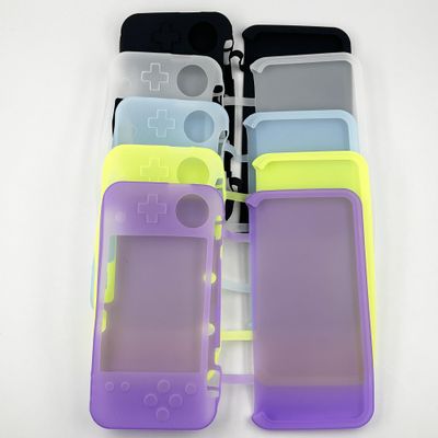 1PCS for New 2DS XL LL Console Silicone Case Cover Rubber Protective Shell Cover Skin (White)