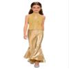 YiZYiF Disco Jumpsuit for Girl's Sparkle Sequin 70s Outfits Bell Bottom One Piece Dancewear Bodysuit Gold 4 view 1