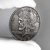 1923 Goddess of the Freedom Skull Hobo Coin Pendant Pouch - US Jewelry Dollar Liberty Eagle Lucky Morgan Pendant Arts Necklace Coin Bag view 3