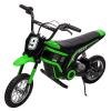 24V 350W Electric Dirt Bike, 14.29MPH Max Speed, 3 Speed Modes, Shockproof Suspension, ASTM Certified Ride on Toys for Toddlers 1-8 Boys Girls Electric Vehicles 4 Wheeler, Best Gift for Boys & Girls view 1