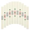 BRIGHTFUFU 44pcs Mahjong Accessories Scoring Sticks Set for Chinese Mahjong Game Rooms and Family Play and Counting Tools with Black Dot for Tile Game Scoring view 1
