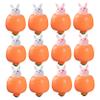 12 Pack Carrot Toy, Cute Squish Toys with Pop-Up Bunnies, Soft Sensory Fidget Toys for Stress Relief, Fun Desk Decor & Anxiety Relief view 1