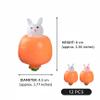 12 Pack Carrot Toy, Cute Squish Toys with Pop-Up Bunnies, Soft Sensory Fidget Toys for Stress Relief, Fun Desk Decor & Anxiety Relief view 3